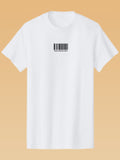 Short sleeve white tee with small Black logo